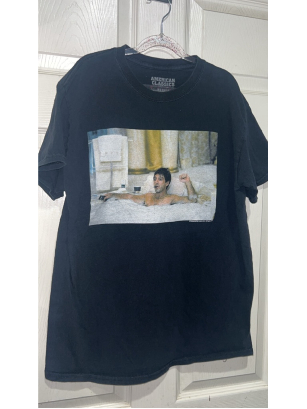 Men's American Classics Scarface Black Graphic Tee M